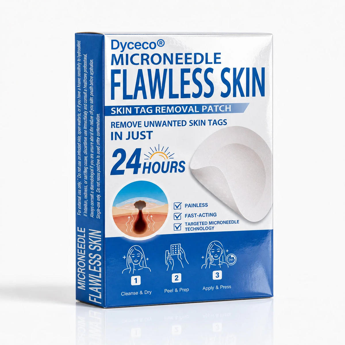 👩‍⚕️💎 𝐎𝐟𝐟𝐢𝐜𝐢𝐚𝐥 𝐒𝐭𝐨𝐫𝐞 | Dyceco® 🍁 𝐁𝐨𝐭𝐚𝐧𝐢𝐜𝐚𝐥 𝐌𝐢𝐜𝐫𝐨𝐧𝐞𝐞𝐝𝐥𝐞 𝐇𝐲𝐝𝐫𝐨𝐜𝐨𝐥𝐥𝐨𝐢𝐝 𝐏𝐚𝐭𝐜𝐡 (𝐅𝐨𝐫 𝐒𝐤𝐢𝐧 𝐓𝐚𝐠𝐬, 𝐒𝐦𝐚𝐥𝐥 𝐒𝐤𝐢𝐧 𝐆𝐫𝐨𝐰𝐭𝐡𝐬, 𝐖𝐚𝐫𝐭𝐬, 𝐌𝐨𝐥𝐞𝐬, 𝐀𝐠𝐞 𝐒𝐩𝐨𝐭𝐬 & 𝐏𝐢𝐠𝐦𝐞𝐧𝐭𝐚𝐭𝐢𝐨𝐧 𝐂𝐨𝐧𝐜𝐞𝐫𝐧𝐬)