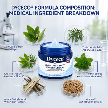 Dyceco® ☑️ | 7-𝐃𝐚𝐲 𝐒𝐤𝐢𝐧 𝐓𝐚𝐠 & 𝐒𝐩𝐨𝐭 𝐄𝐫𝐚𝐬𝐞𝐫 𝐂𝐫𝐞𝐚𝐦 (Zero Pain, Zero 𝐒𝐜𝐚𝐫𝐬 Formula)