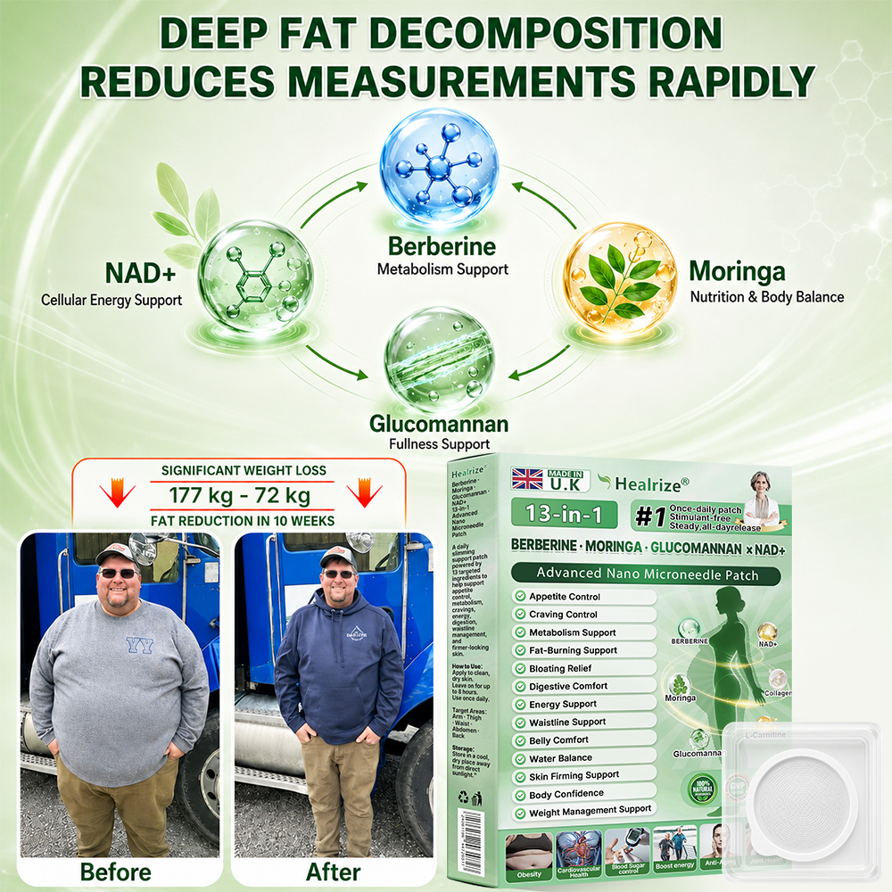 𝗢𝗳𝗳𝗶𝗰𝗶𝗮𝗹 𝘀𝘁𝗼𝗿𝗲 |🍁 Healrize® 𝖬𝗈𝗋𝗂𝗇𝗀ɑ · Β𝖾𝗋𝖻𝖾𝗋𝗂𝗇𝖾 · Glucomannan & 𝖭𝖠𝖣＋ 13-𝒊𝒏-1 𝑨𝒅𝒗ɑ𝒏𝒄𝒆𝒅 𝑵ɑ𝒏𝒐 𝑴𝒊𝒄𝒓𝒐𝒏𝒆𝒆𝒅𝒍𝒆 𝑷ɑ𝒕𝒄𝒉 𝑪𝒐𝒎𝒃ɑ𝒕 𝒐𝒃𝒆𝒔𝒊𝒕𝒚, 𝒔ɑ𝒈𝒈𝒊𝒏𝒈 𝒔𝒌𝒊𝒏, 𝒔𝒍𝒆𝒆𝒑 ɑ𝒑𝒏𝒆ɑ, 𝒋𝒐𝒊𝒏𝒕 𝒊𝒔𝒔𝒖𝒆𝒔 & 𝒎𝒐𝒓𝒆🚀